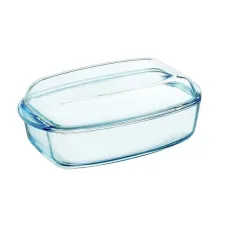 Гусятниця із жароміцного скла 3.0+1.5 л 33х19 см прямокутна Pyrex Essentials 465A000