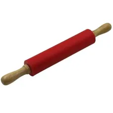 Скалка Мини силиконовая 30,5 см A-PLUS красная 98541