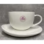 Чашка чайна із блюдцем Tudor England Royal White 350 мл TU9999-4