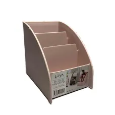 Органайзер для косметики Lova Plastik 3 відділення рожевий LV-202