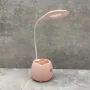 Настільна лампа акумуляторна LED з підставкою A-PLUS SST-813/1008808 рожева