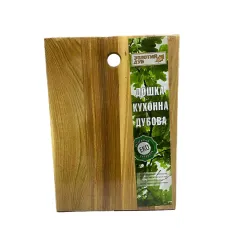 Дерев'яна дубова дошка No Brand 35*25*1 см Золотий Дуб 0002