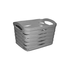 Набор корзинок серого цвета 3 шт 165*125*107 мм 1,5 л Ucsan plastik M-3928