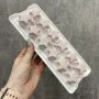Форма для льоду Зірочки 26х10х4 см Akay Plastik AK-684 біла з рожевим