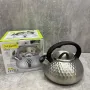Чайник с нержавеющей стали с черной ручкой 3 л Maestro MR-1309