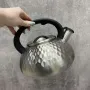 Чайник с нержавеющей стали с черной ручкой 3 л Maestro MR-1309