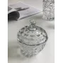 Сахарница с крышкой стеклянная Diamond Olens 102-014