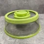 Вакуумна багаторазова кришка Vacuum Food Sealer 19 см A-Plus 0165 прозоро-салатова