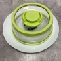 Вакуумна багаторазова кришка Vacuum Food Sealer 19 см A-Plus 0165 прозоро-салатова