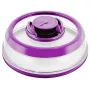 Вакуумна багаторазова кришка Vacuum Food Sealer 19 см A-Plus 0165 прозоро-рожева