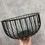 Кошик для фруктів Завиток-1 ART 25*25*14 см чорний 69854789/1003