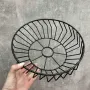 Кошик для фруктів ART 26*26*10 см чорний 45978746/1004