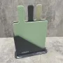 Набор кухонных досок на подставке 3 шт 24,1*33*7,9 см пластиковые Ardesto Fresh AR1403GB