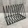 Підставка під дошки, книги, журнали ART 26*17*20 см чорна 1565654/1007