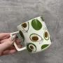 Чашка порцелянова 340 мл Ardesto Avocado AR3436