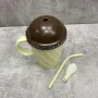 Чашка з кришкою та трубочкою 
