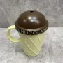 Чашка з кришкою та трубочкою 