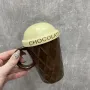 Чашка с крышкой и трубочкой 