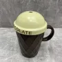 Чашка с крышкой и трубочкой 