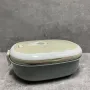 Ланч-бокс харчовий 700 мл Kamille KM-2124 блакитний з бежевим