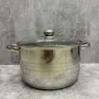 Кастрюля из нержавеющей стали 8,2 л со стеклянной крышкой A-Plus 2170