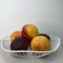 Кошик для фруктів Напівхвиля ART 25*24*6 см білий 1028