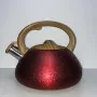 Чайник зі свистком 3 л червоний Zauberg ZB 10/3