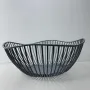 Кошик для фруктів Напівхвиль ART 25*24*10 см сірий мармур 78954622/1005