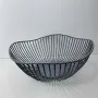 Кошик для фруктів Напівхвиль ART 25*24*10 см сірий мармур 78954622/1005