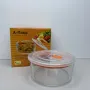 Контейнер скляний із пластиковою кришкою 0,35 л A-Plus 4007