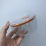 Контейнер скляний із пластиковою кришкою 0,35 л A-Plus 4007