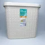 Корзина для порошку 10 л 28,5*21*26,5 см Uscan Plastik M-086 Бежевий