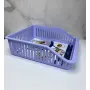 Лоток с ручкой в холодильник Irak plastik 29 x 26 х 8.5 см 4,85 л широкий ВА-680 Фиолетовый