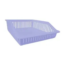 Лоток с ручкой в холодильник Irak plastik 29 x 26 х 8.5 см 4,85 л широкий ВА-680 Фиолетовый