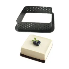 Перфорований квадрат із термопластику 6 шт Tarte Ring Square 8*8*2 см SnS ММ-112/2861