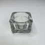 Свічник скляний квадратний 5*5*3,5 см Uniglass Square 36002