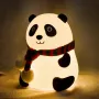 Дитячий світильник нічник акумуляторний силіконовий Панда 3DTOYSLAMP LJC142