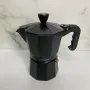 Гейзерна кавоварка алюмінієва 150 мл Maestro MR-1666-300-2 Black