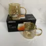 Набір чашок боросилікатне скло 2 шт 350 мл Ardesto Golden Moon AR2635GG