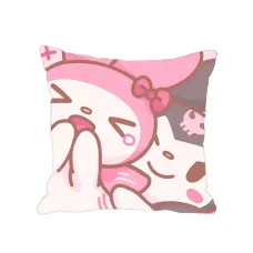 Подушка Bioworld Куроми Kuromi и My Melody Моя Мелодия Onegai My Melody 35х35см (23074) Подушка Bioworld Куроми Kuromi и My Melody Моя Мелодия Onegai My Melody 35х35см (23074)