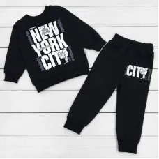 Дитячий костюм з начосом Dexter’s чорного кольору new york city 86 см чорний (13125282168)