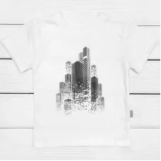 Дитяча футболка Dexter’s city білого кольору 110 см 131395667943