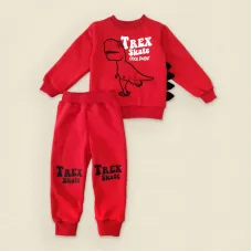 Костюм дитячий джемер та штани Dexter’s trex на начосі 98 см червоний 131515868355