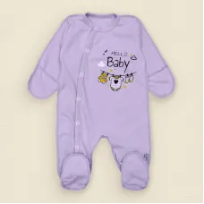 Чоловічок Dexter’s з натуральної легкої тканини hello baby 62 см фіолетовий (131592268628)