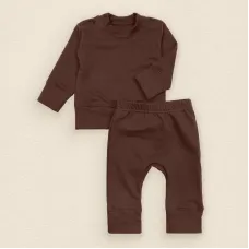 Дитячий костюм з джемпером однотонний Dexter’s chocolate 86 см коричневий (131599368650)