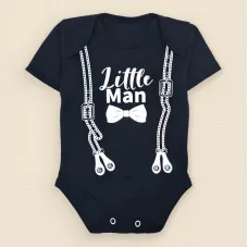 Чорний боді Dexter’s для хлопчика little man 68 см чорний (131695368973)