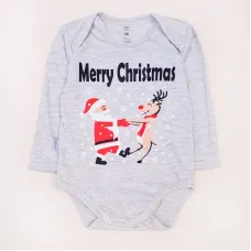 Боди Dexter’s детский из кулира merry christmas 92 см серый (131755969200)