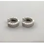 Серьги Булгари Maxi Silver 9347 1.6х0.5 см Серебристый