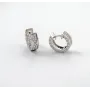 Серьги Булгари Maxi Silver 9347 1.6х0.5 см Серебристый