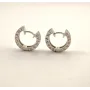 Сережки Булгарі Maxi Silver 9346 1.6х0.3 см Сріблястий
